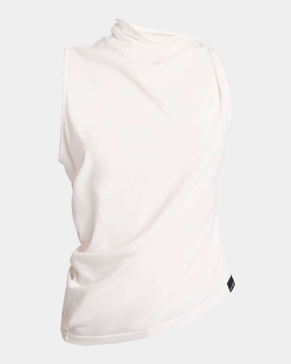 Draped Sleeveless Top